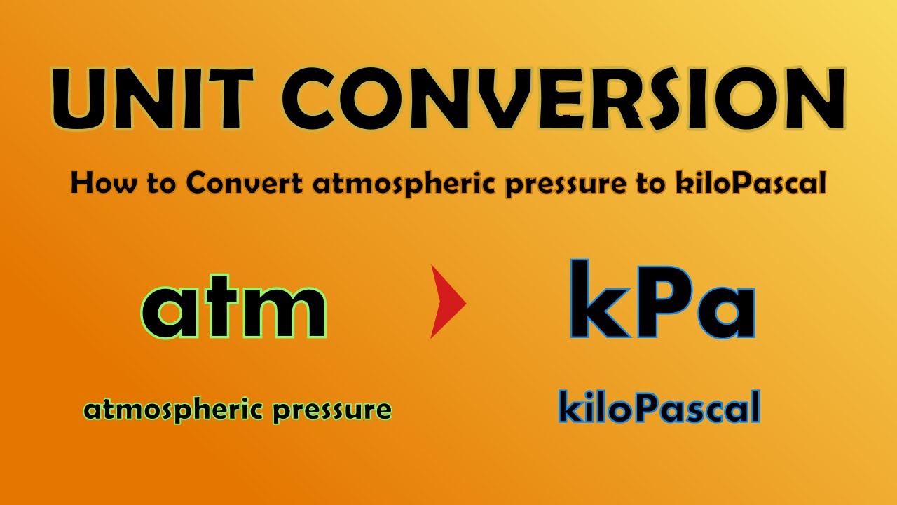 1 Atmosphere to kPa: Quick Conversion Guide