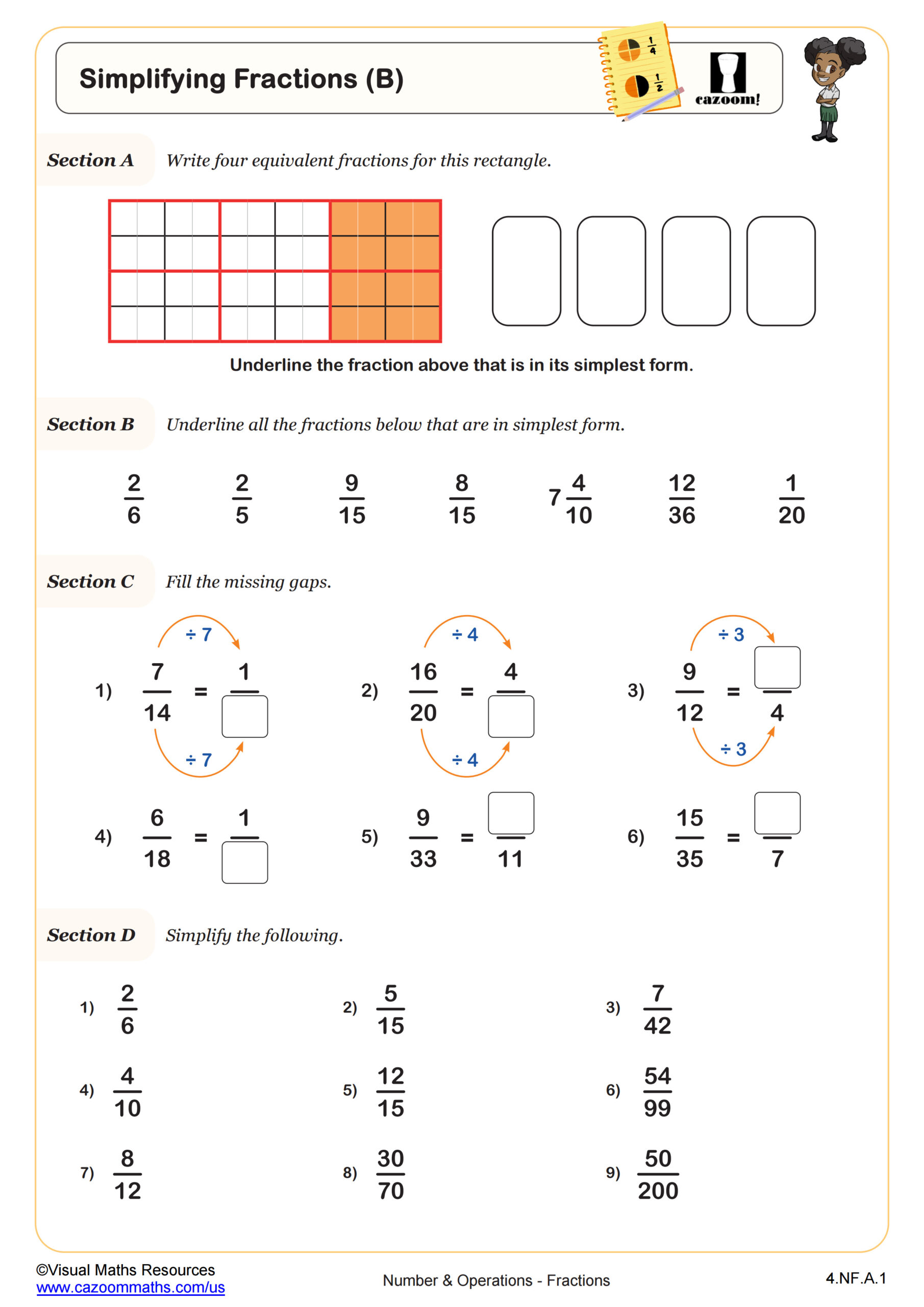 Simplest Form of 3 Fractions Made Easy
