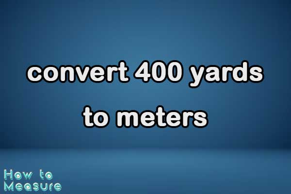 400 Meters to Yards: Quick Conversion Guide