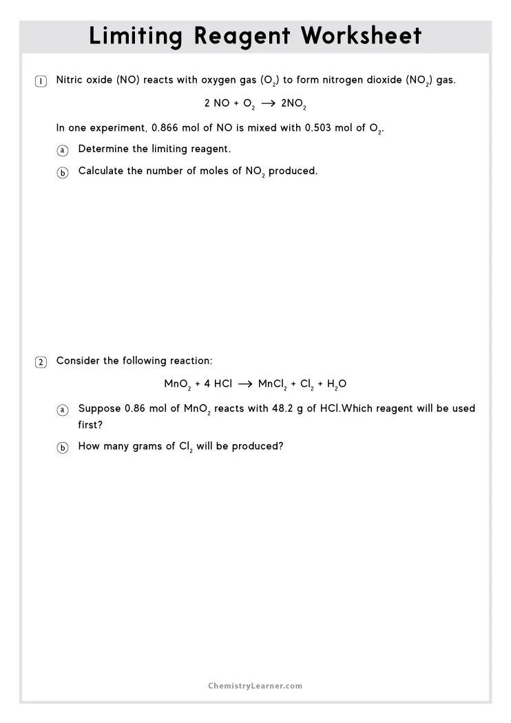 42 Limiting Reactant Worksheet Answers Worksheet Master 42 Limiting Reactant Worksheet Answers Worksheet Master