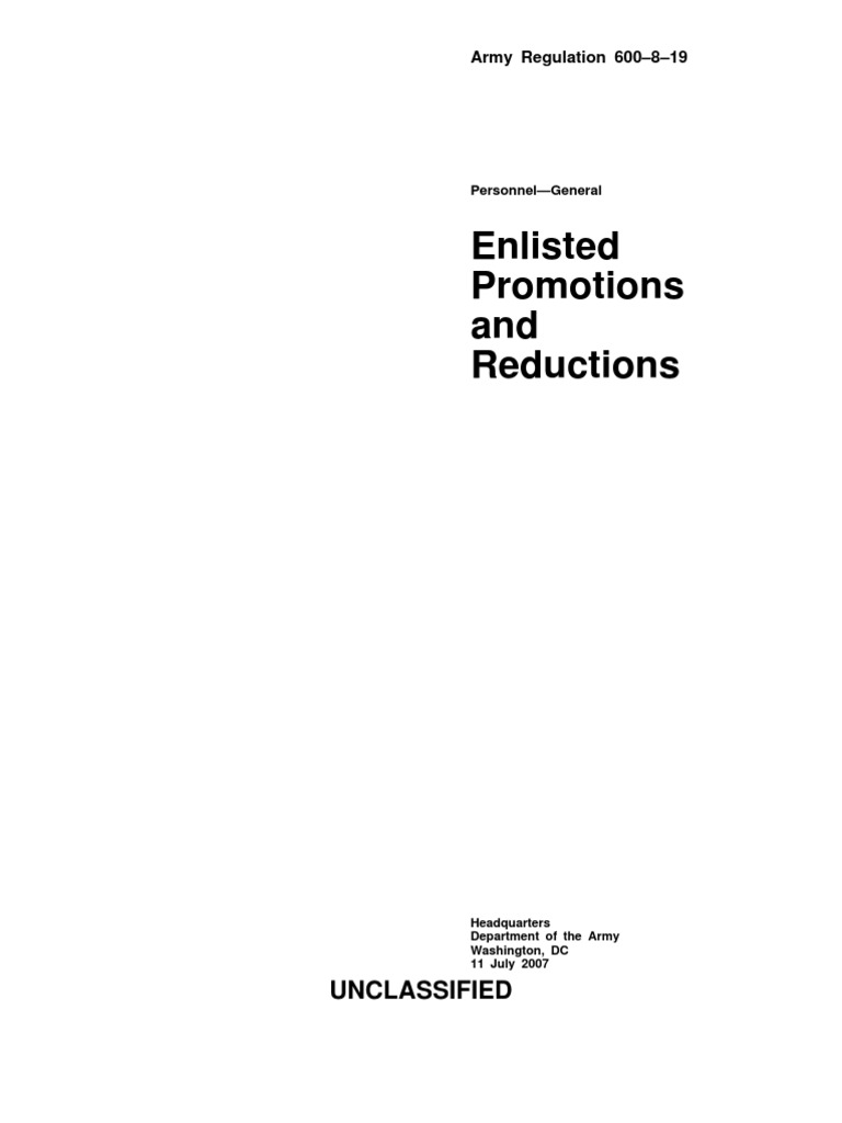 Ar 600 8 19 Promotions And Reductions Flashcards Quizlet Ar 600 8 19 Promotions And Reductions Flashcards Quizlet