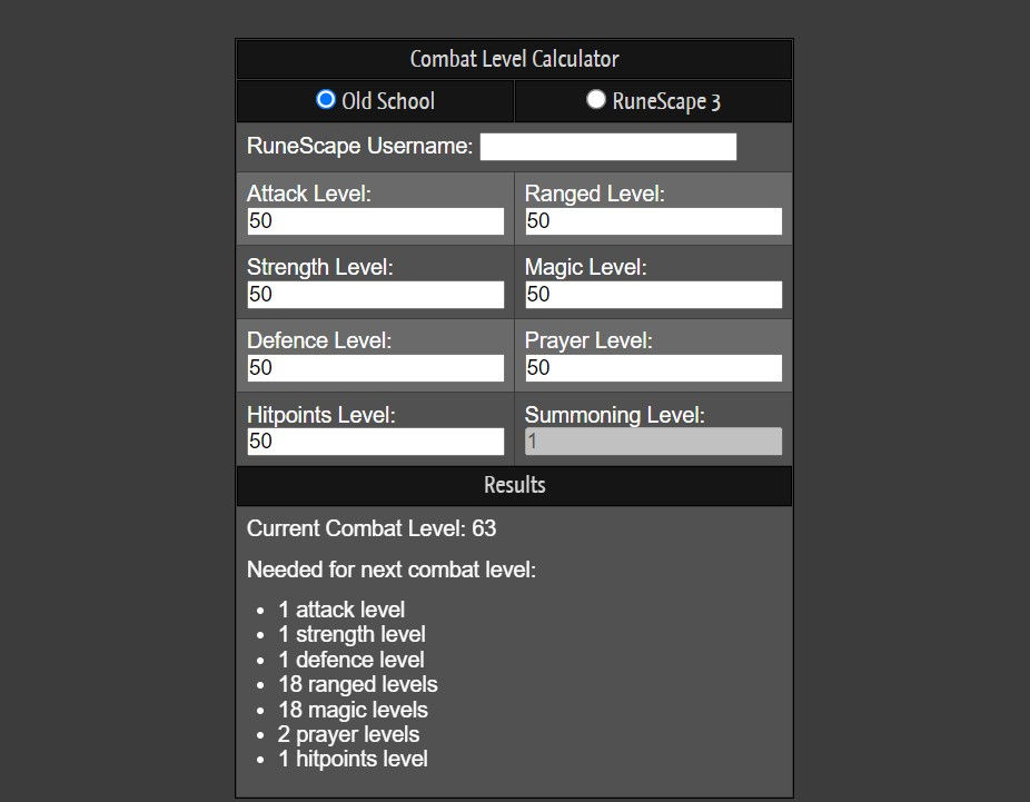 Best Osrs Combat Calculators Combat Calc Best Osrs Combat Calculators Combat Calc