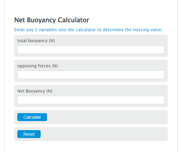 Master Your Dive: Buoyancy Calculator Guide