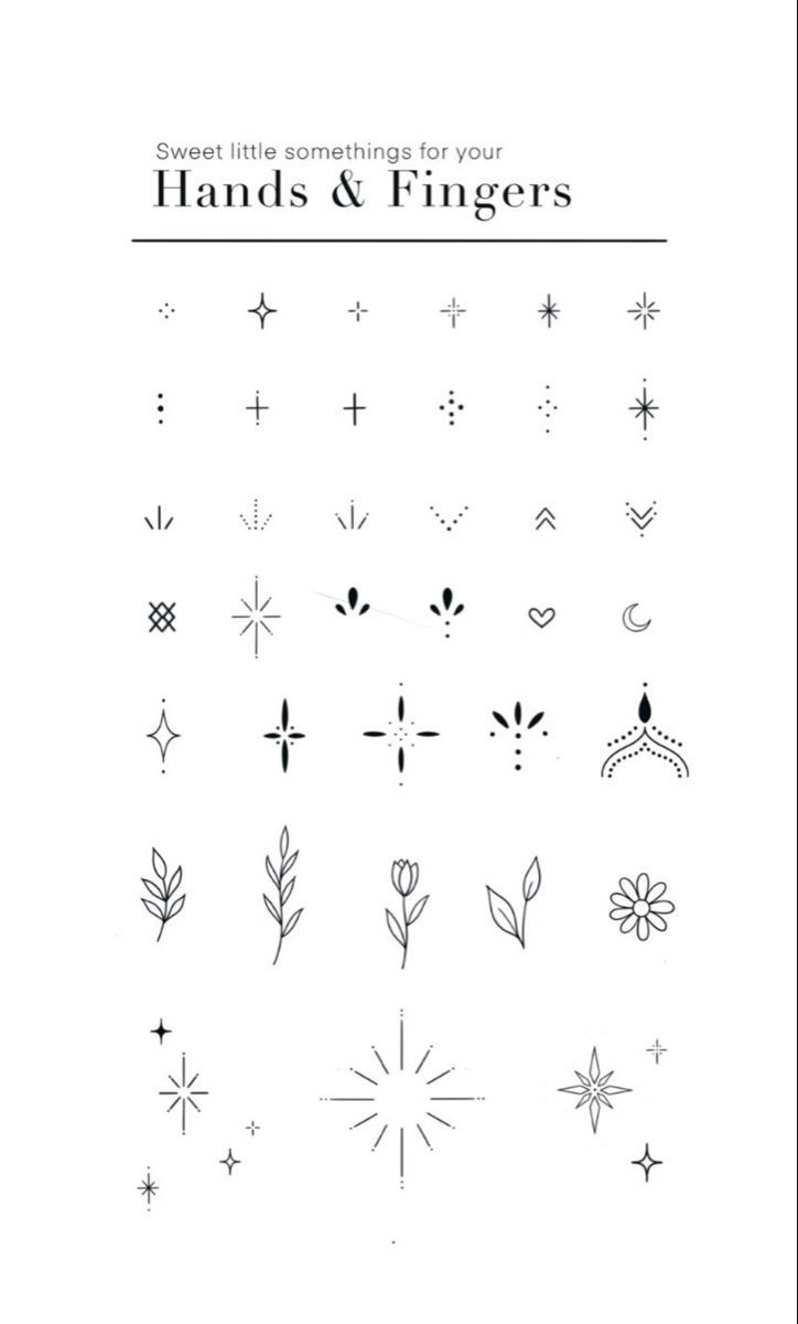 Simple Finger Tattoo Ideas for Minimalist Style