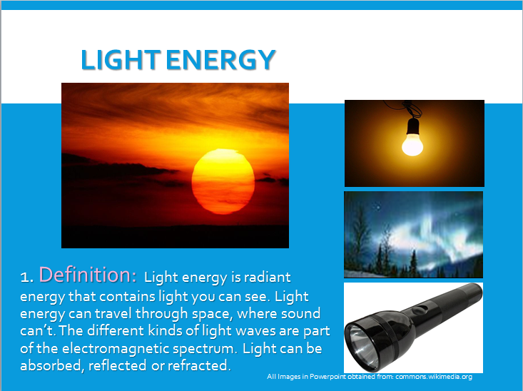 Visual Examples of Light Energy in Action