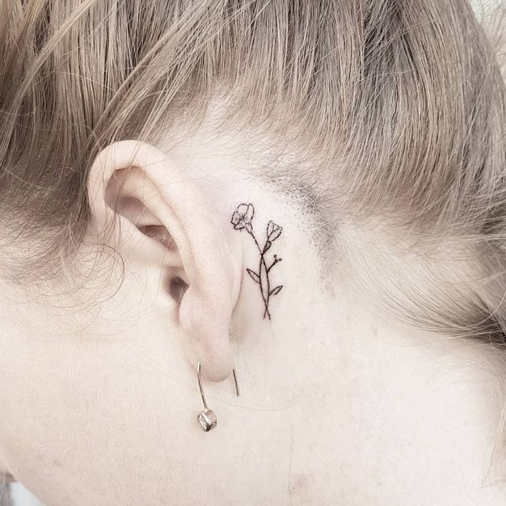 Top Behind-the-Ear Tattoo Ideas: Small, Stylish & Unique