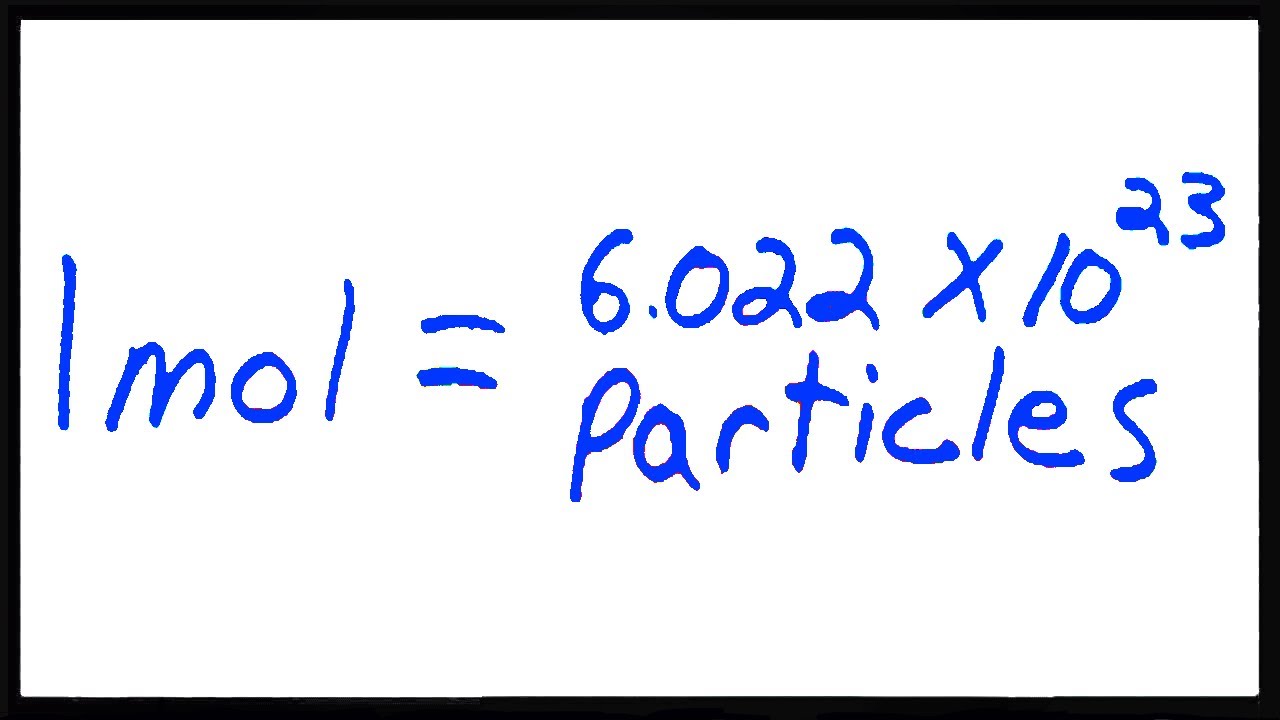 How To Convert Particles To Moles