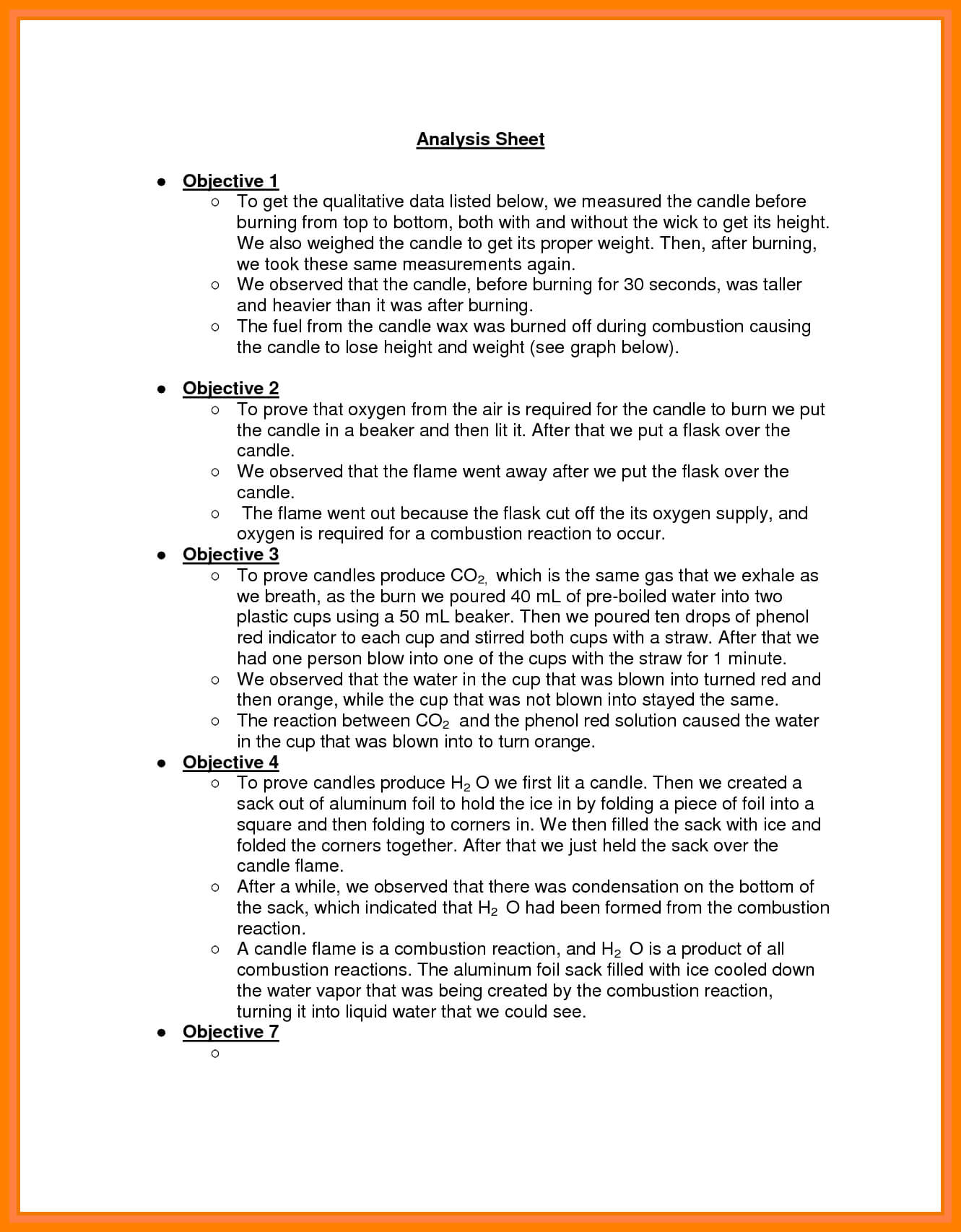 Lab Report For Chemistry Example Format Sample Template For Your Lab Report For Chemistry Example Format Sample Template For Your