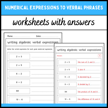 Lesson Translate Phrases To Mathematical Expressions
