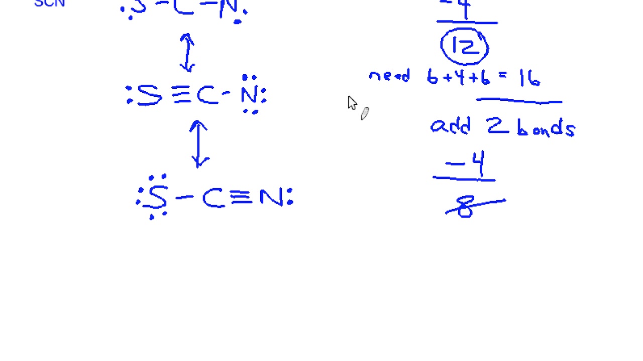 SCN Lewis Dot Structure: A Simple Guide