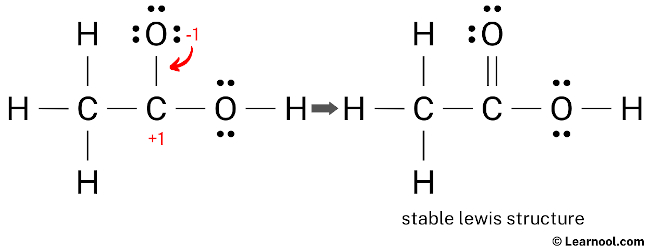 Lewis Structure Of Ch3cooh Lewis Structure Of Ch3cooh
