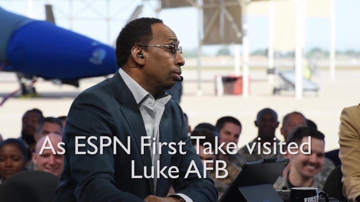 Luke Afb Hosts Espn First Take Show Luke Air Force Base Article Display Luke Afb Hosts Espn First Take Show Luke Air Force Base Article Display