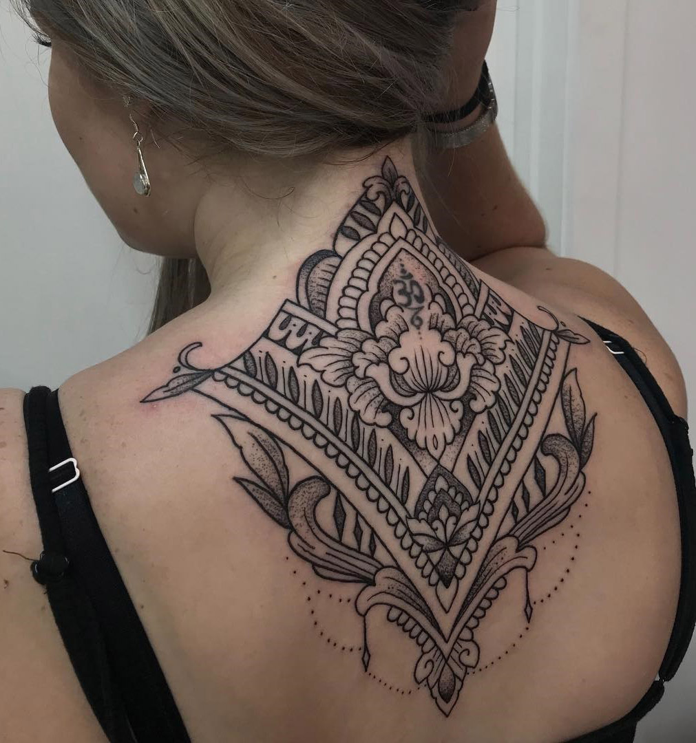 Mandala Neck Tattoo: Bold, Beautiful, Spiritual Designs