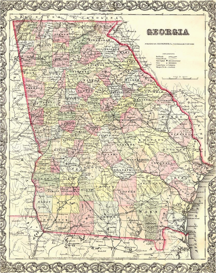 Maps From The Georgia Colony