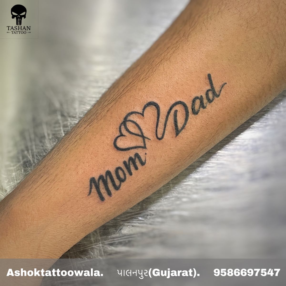 Mom Dad Heart Tattoo: Meaningful Design Ideas