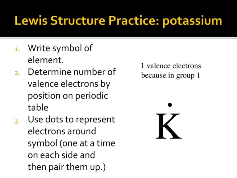Potassium Valence Electrons Archives Dynamic Periodic Table Of