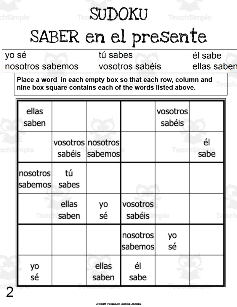 Saber in the Present Tense: Master Spanish Conjugation