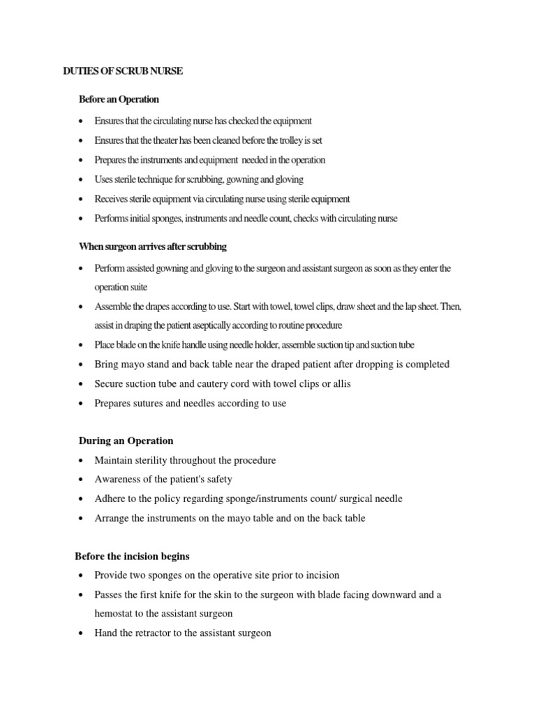 Scrub Tech Duties: Essential Responsibilities Explained  
What Does a Scrub Tech Do? Key Duties Revealed  
Scrub Tech Responsibilities: A Comprehensive Guide  
Master Scrub Tech Duties: Roles and Tasks Simplified  
Scrub Tech Essentials: Duties Every Professional Should Know