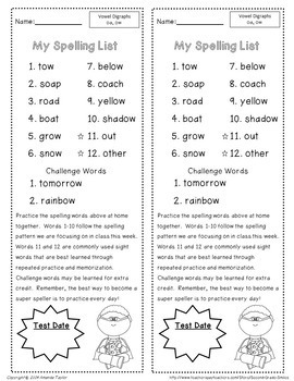 Second Grade Spelling Lists Free Second Grade Spelling Lists Free