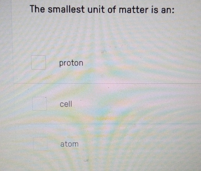 Unveiling the Smallest Matter Unit: Atoms or Quarks?