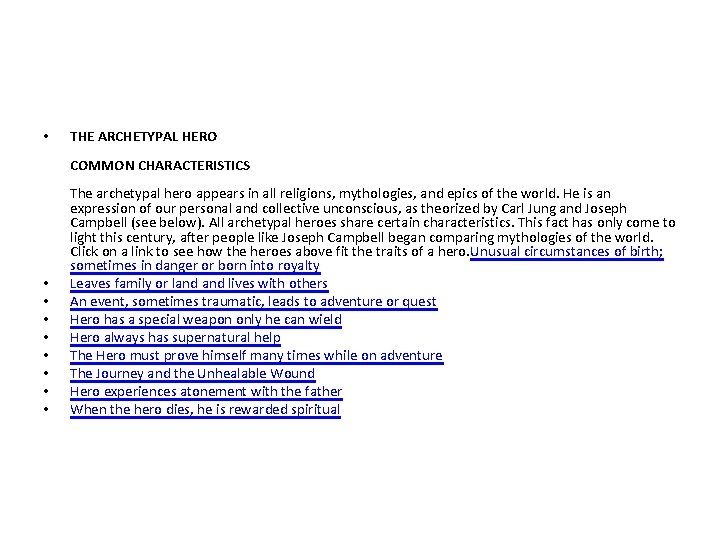The Archetypal Hero The Archetypal Hero Appears In All Religions The Archetypal Hero The Archetypal Hero Appears In All Religions