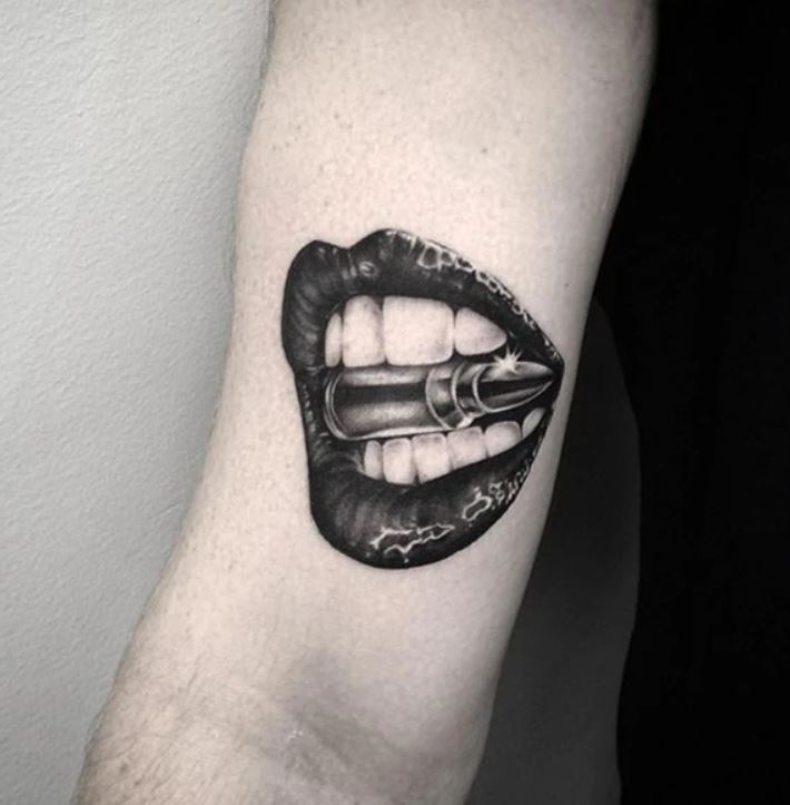 The Meaning Behind Lips Tattoo Tattoo Idea