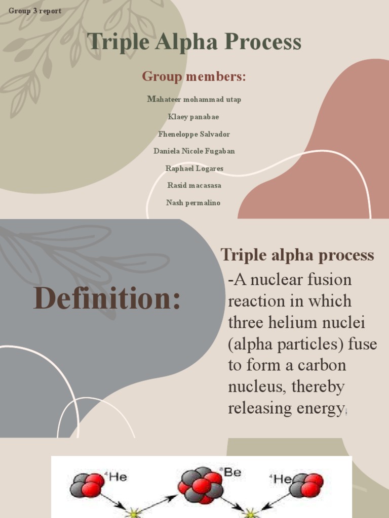 Triple Alpha Process: How Stars Forge Carbon Triple Alpha Process: How Stars Forge Carbon